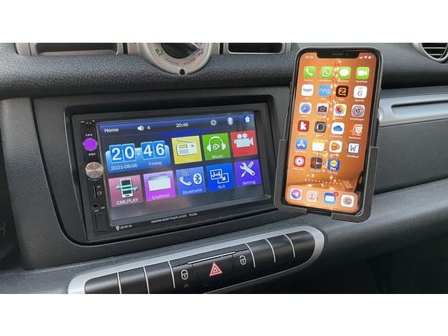 Smart fortwo 451 iPhone X to iPhone 12 holder - image