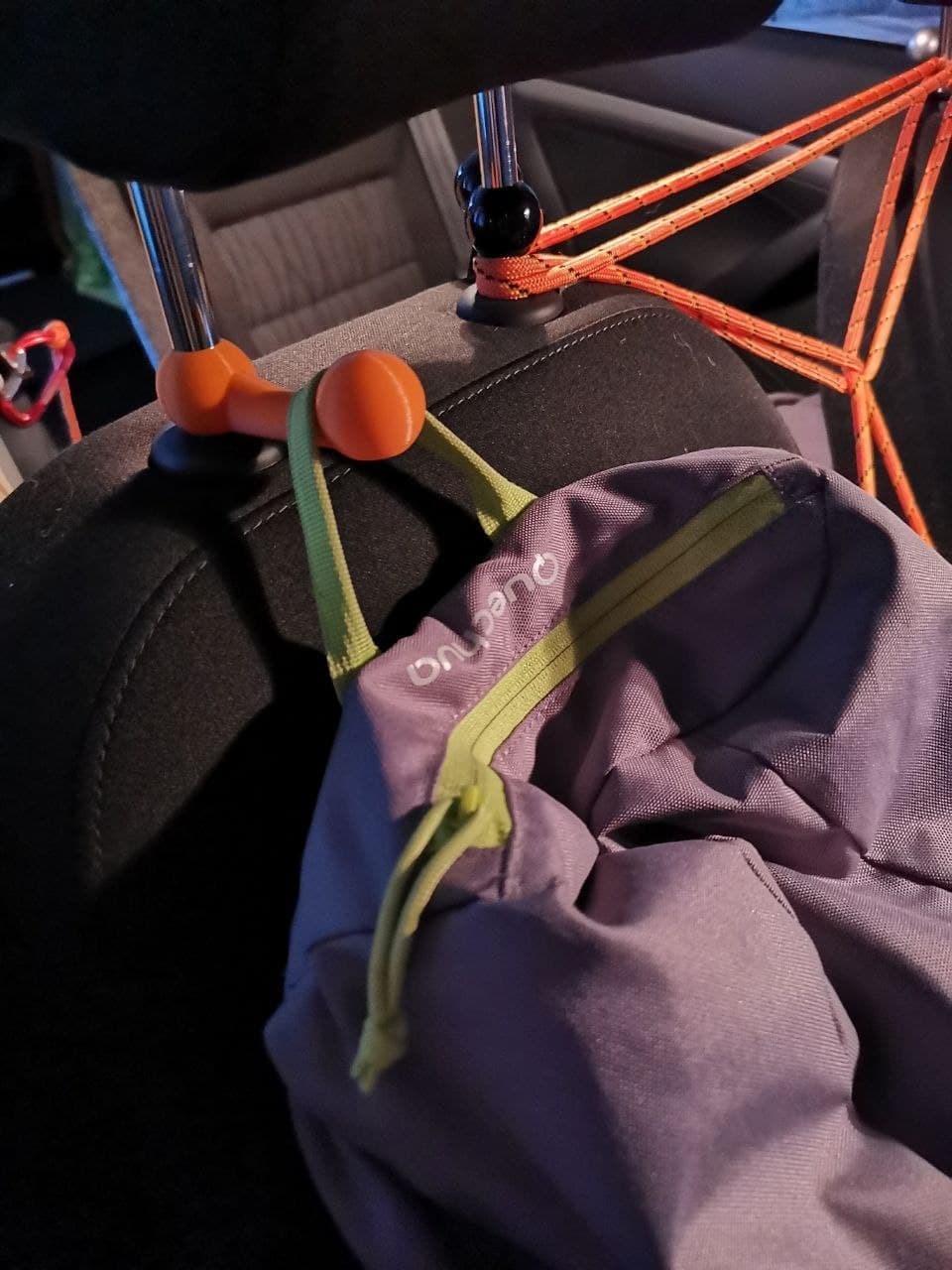 Towball Headrest Hook / Car Bag Hook / Seatback Trash - image 1 of 2