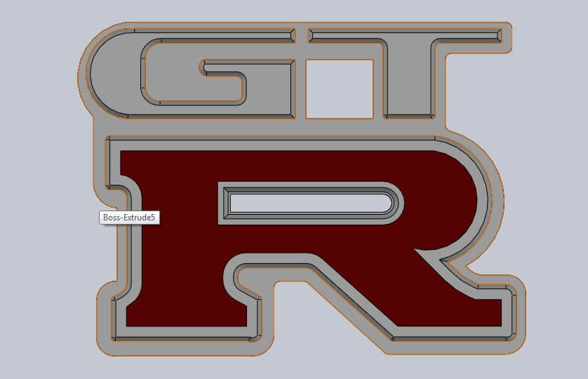 Nissan GTR Emblem - image 1 of 3