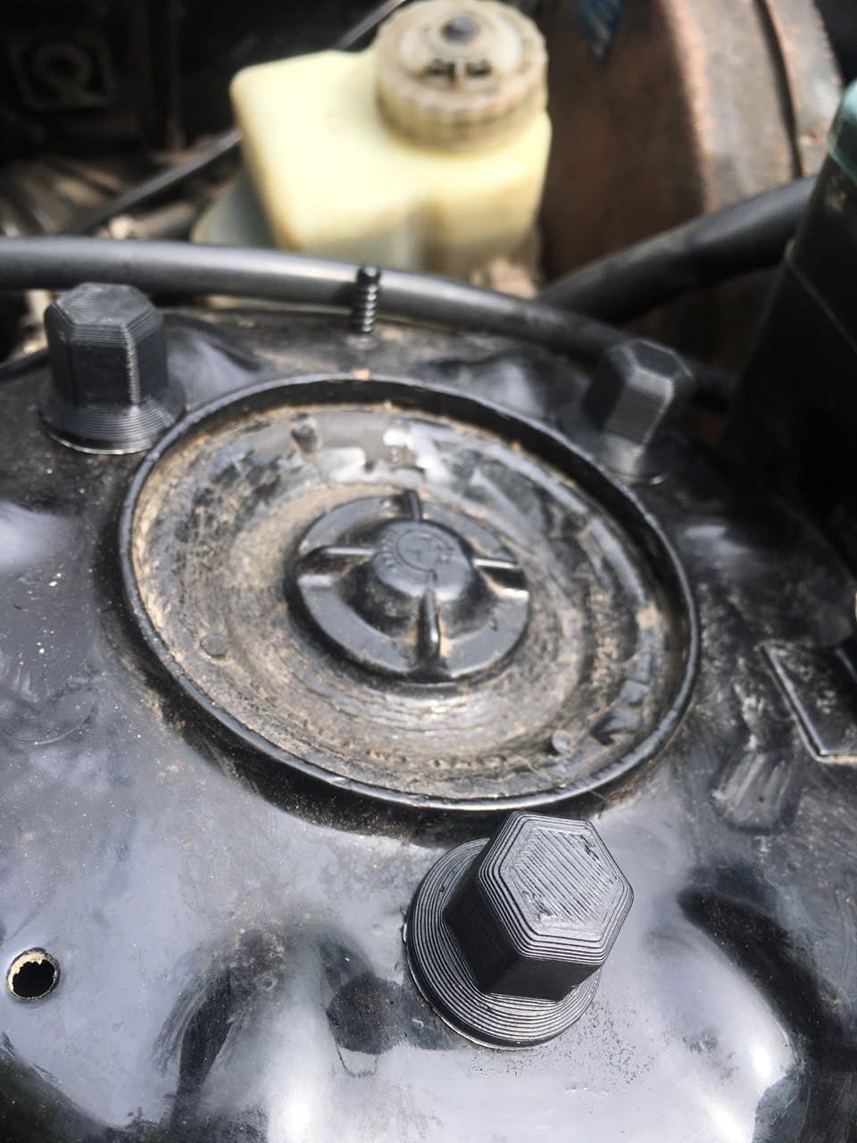 Bmw E30 - front strut pin nut cap - image 2 of 3