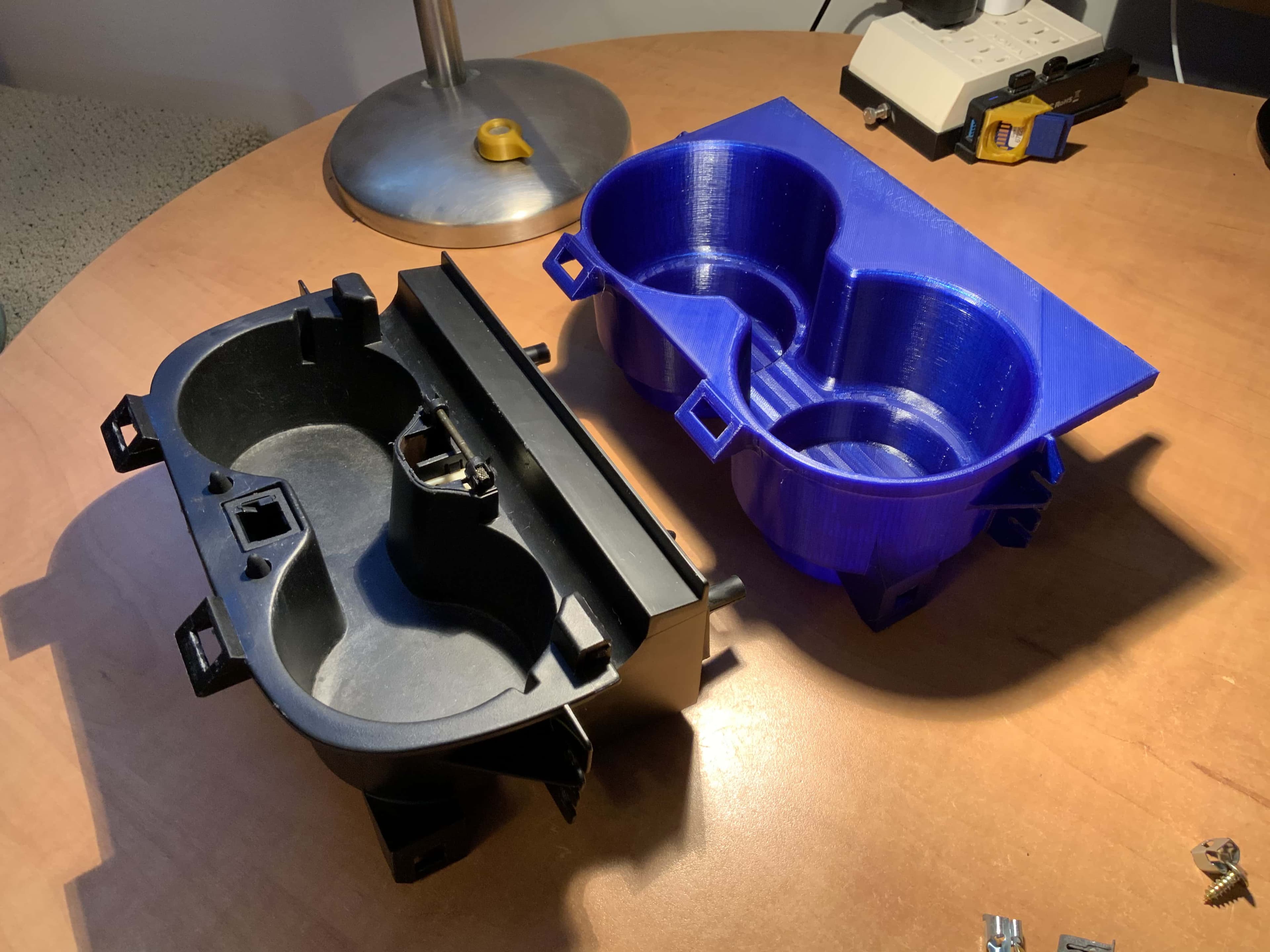 '97 Honda Civic DX Cup Holder Upgrade - For Nalgene and Tall Coffee Cups - image 2 of 3