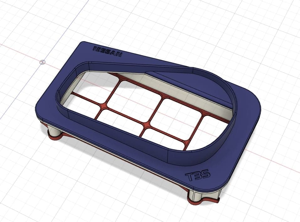 Cabin air filter holder for Nissan 200SX S13 - image 3 of 3