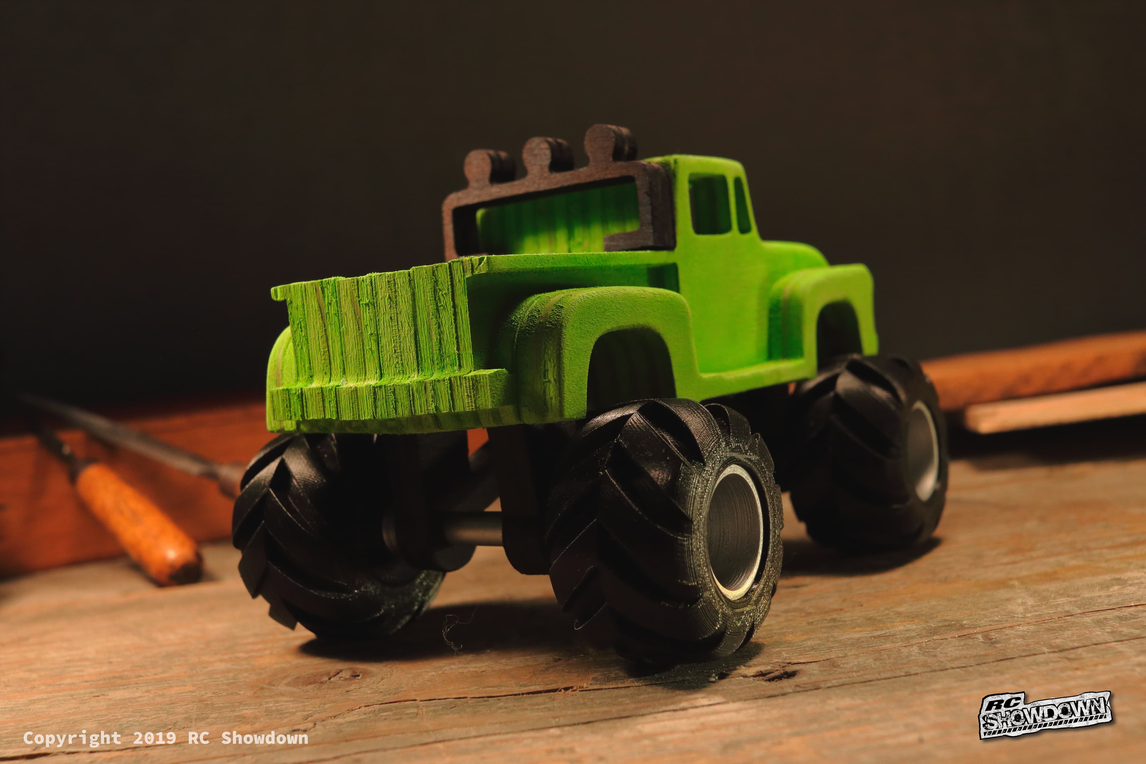 Ford F100 Monstertruck simplified CNC Model "Tamiya Midnight Pumpkin" - image 2 of 3