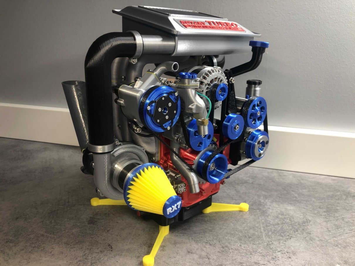 Mazda RX7 Wankel Rotary Engine 13B-REW Remix - image