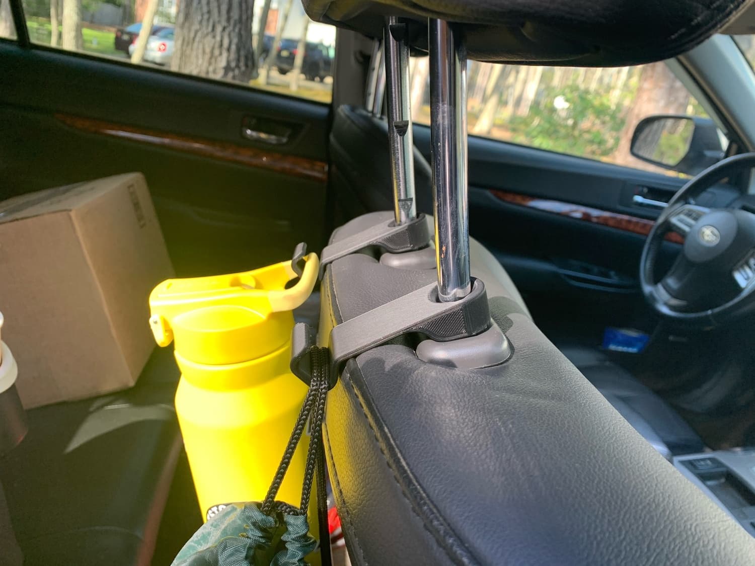 Car Head Rest Hook for Bags, Bottles, trash bag, purse, .... - image 3 of 3