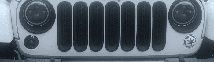 Star Wars Imperial Cog Blinker and Fog Light Grilles for Jeep Wrangler - image 3 of 3