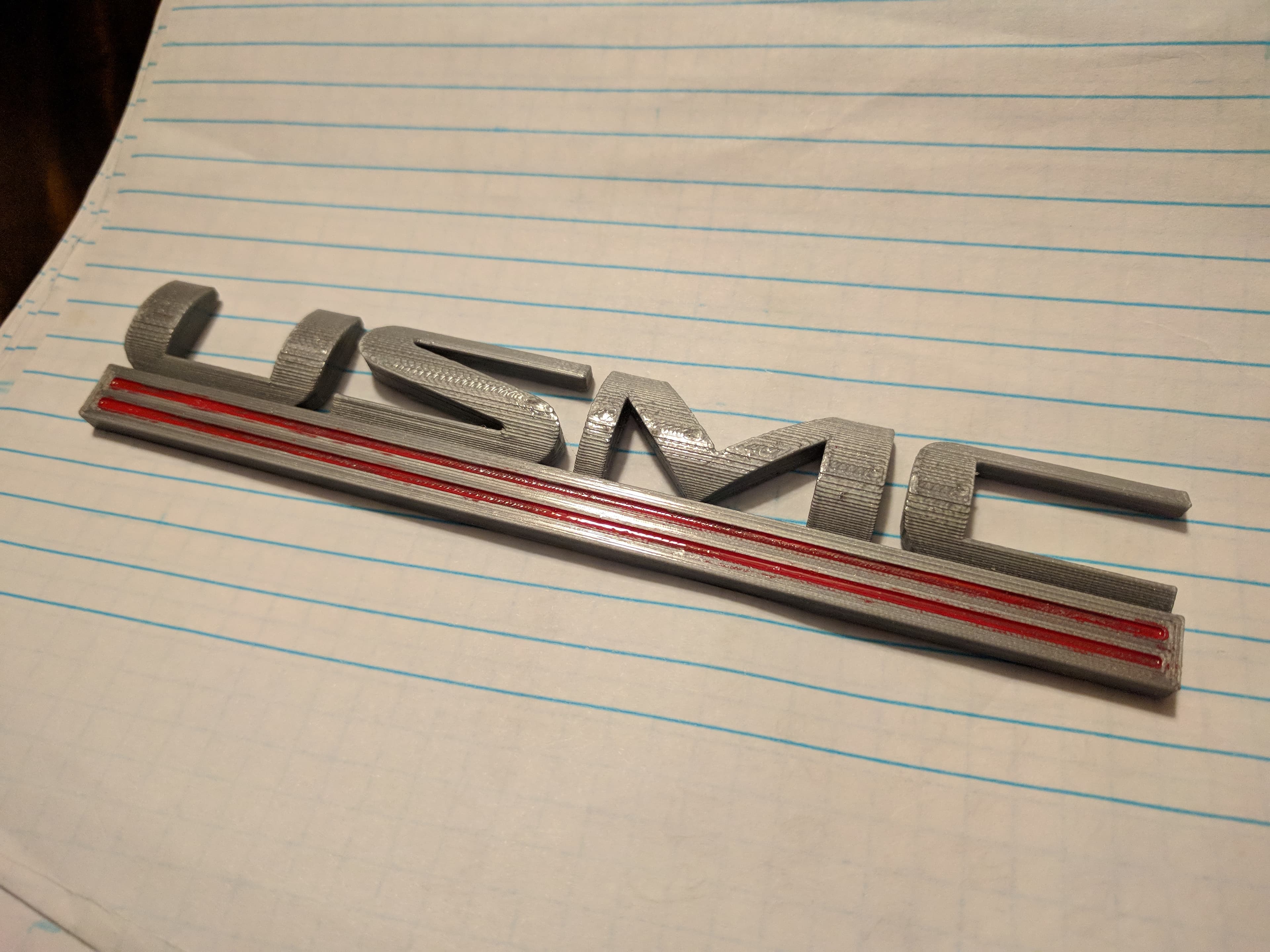 USMC Dodge Dakota Tailgate Badge - image 2 of 3