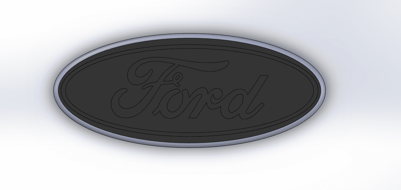 Ford Focus ST 2015+ Front Badge - image 2 of 3