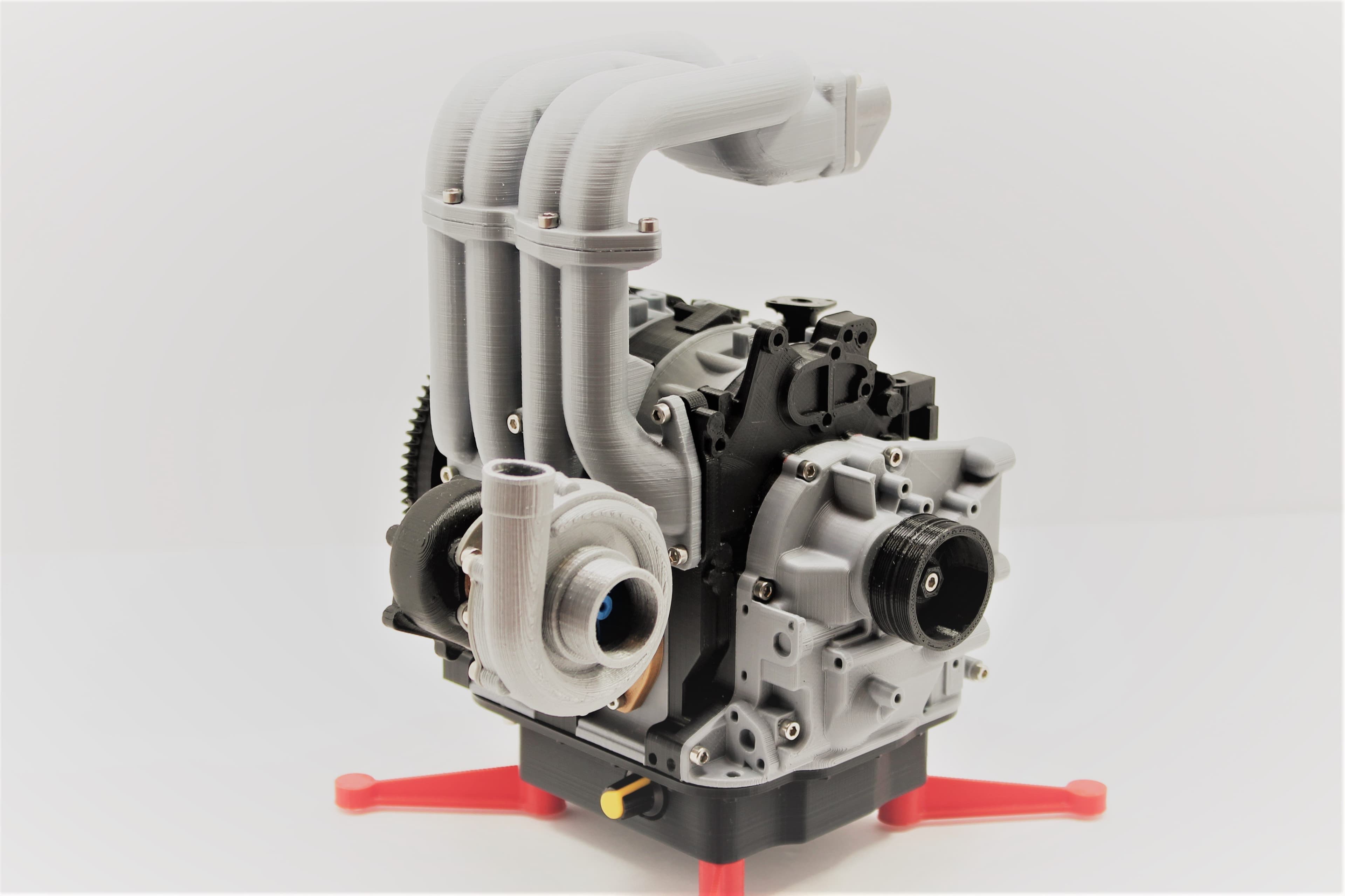 Photo of Mazda RX7 Wankel Rotary Engine 13B-REW - Working Model