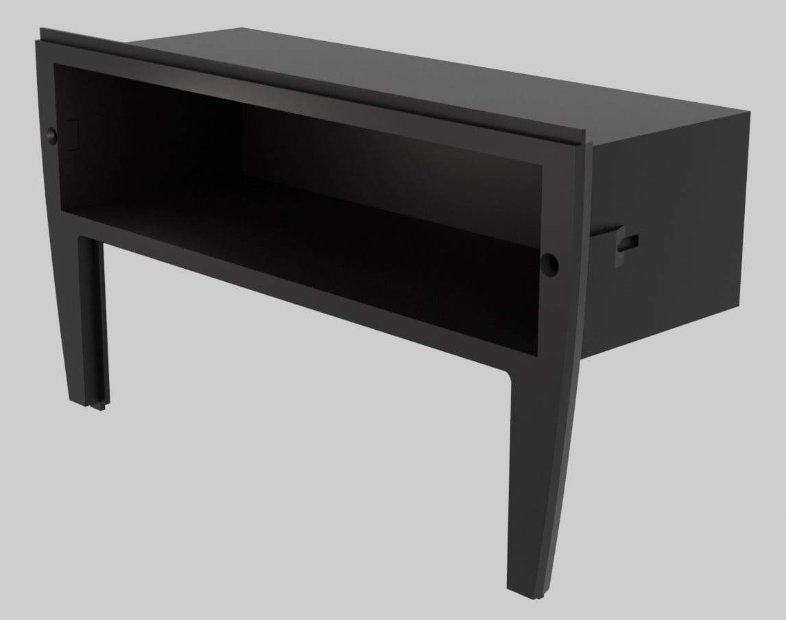 Radio frame with pocket for Mercedes 190 W201 - image 2 of 3