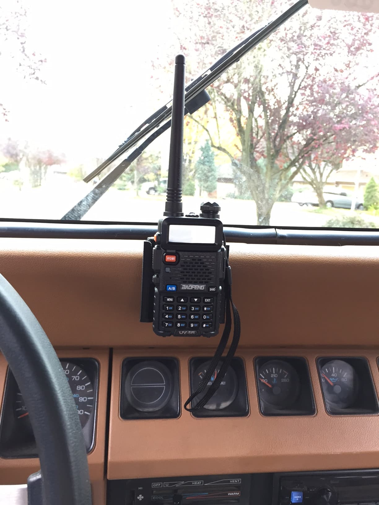 Photo of Baofeng UV-5R mount for Jeep YJ