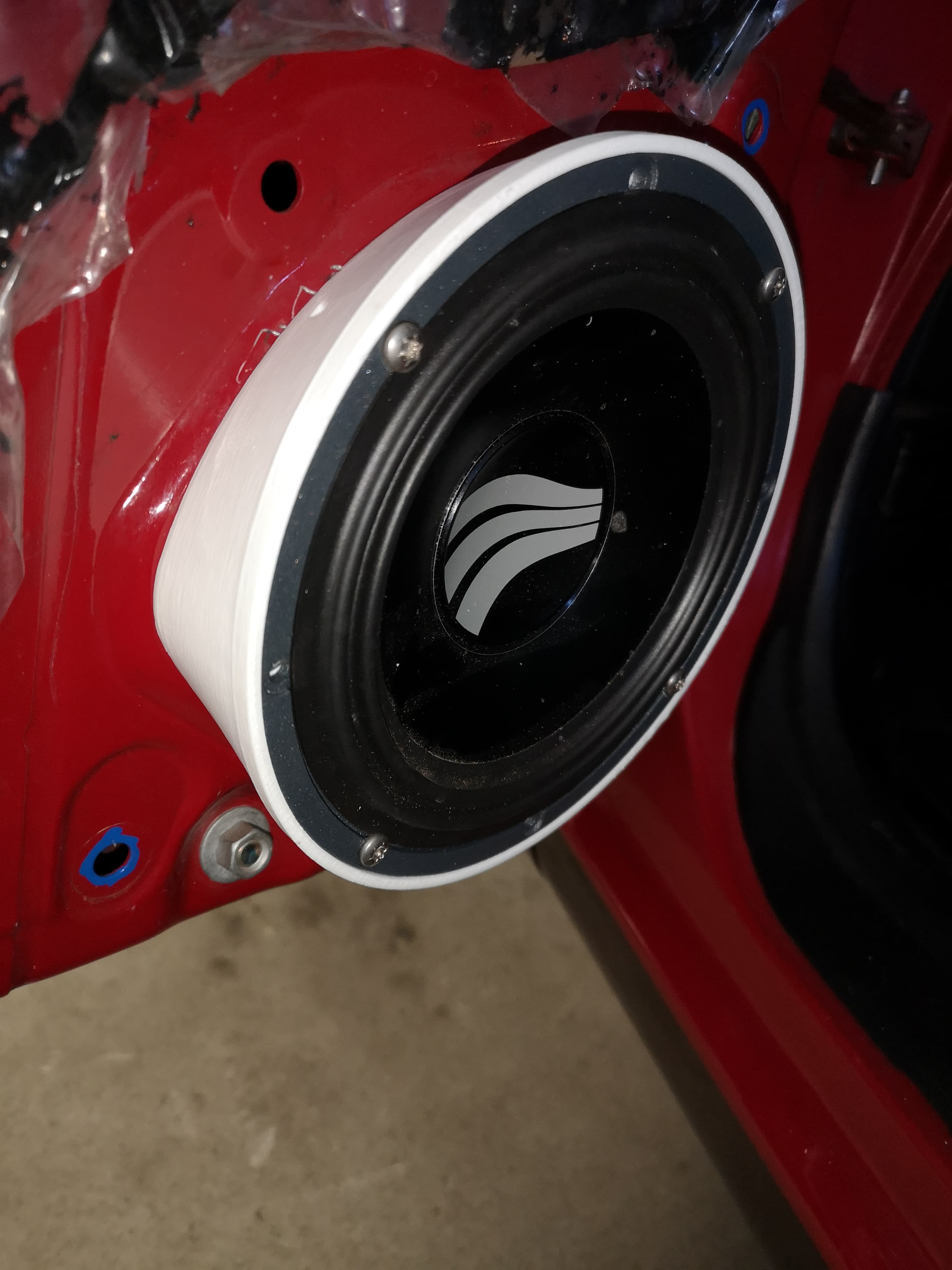 Photo of Toyota MR2 MK2 SW20 165mm door speaker adapter