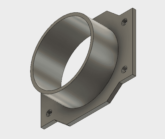 Nissan 300zx to filter cone adaptor for Mass Air Flow Sensor - image