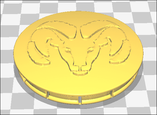 Dodge Center Wheel Cap - Durango Dakota Ram - image 2 of 3