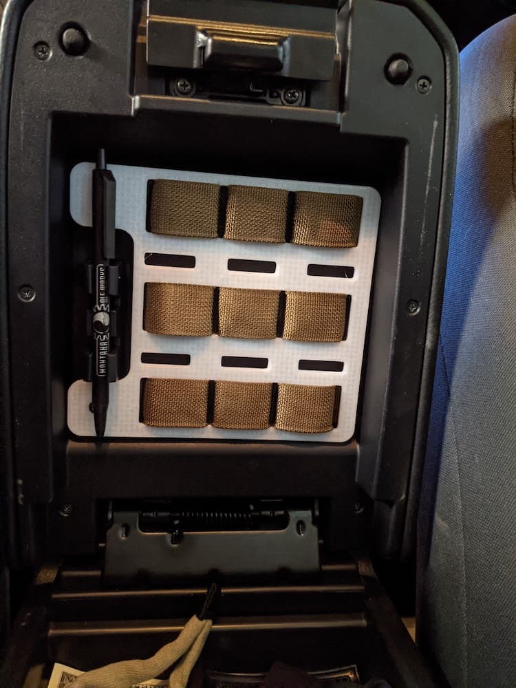 Tacoma Center Console Lid MOLLE Organizer - image 3 of 3