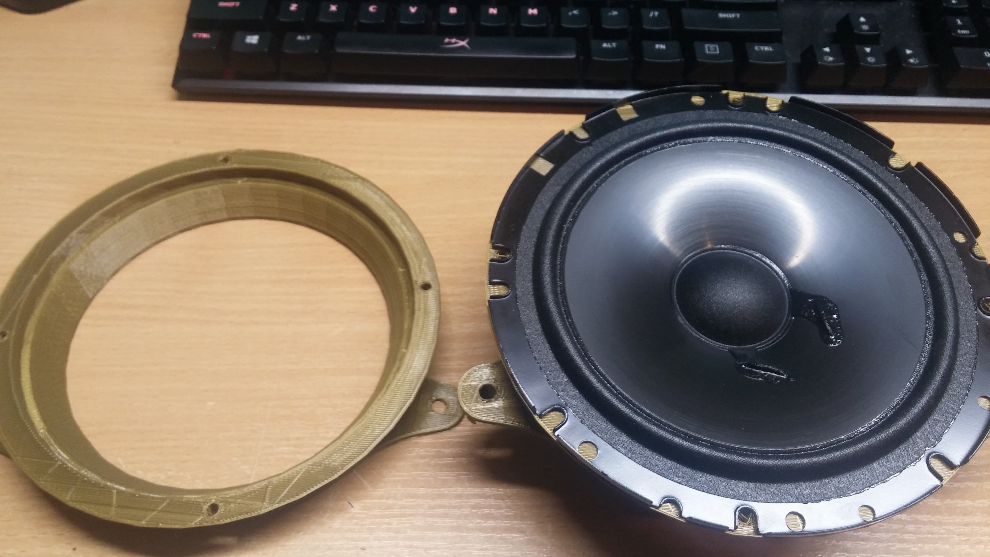 Photo of 165mm front speaker adapter for Mercedes C-class W202