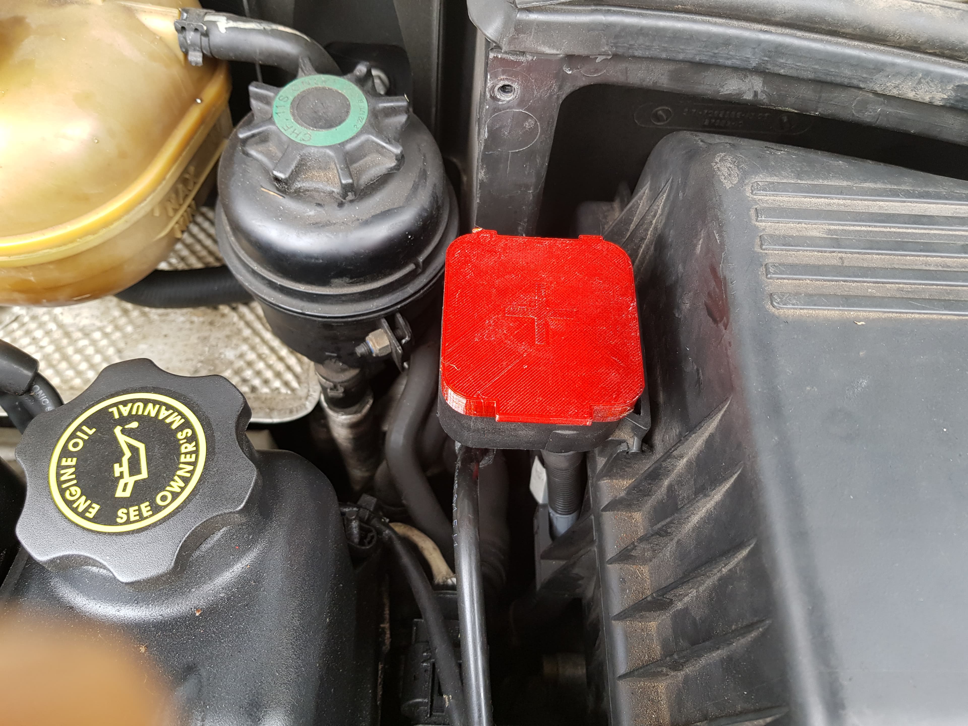Photo of jump start terminal cover for Mini Cooper S R53