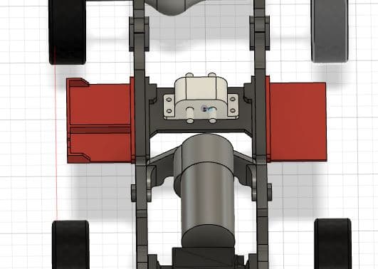 CJ 5 ESC, Receiver and Battery Holder/Mount Part for RC Jeep Chassis - image 2 of 3
