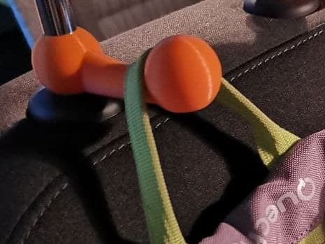 Towball Headrest Hook / Car Bag Hook / Seatback Trash - image
