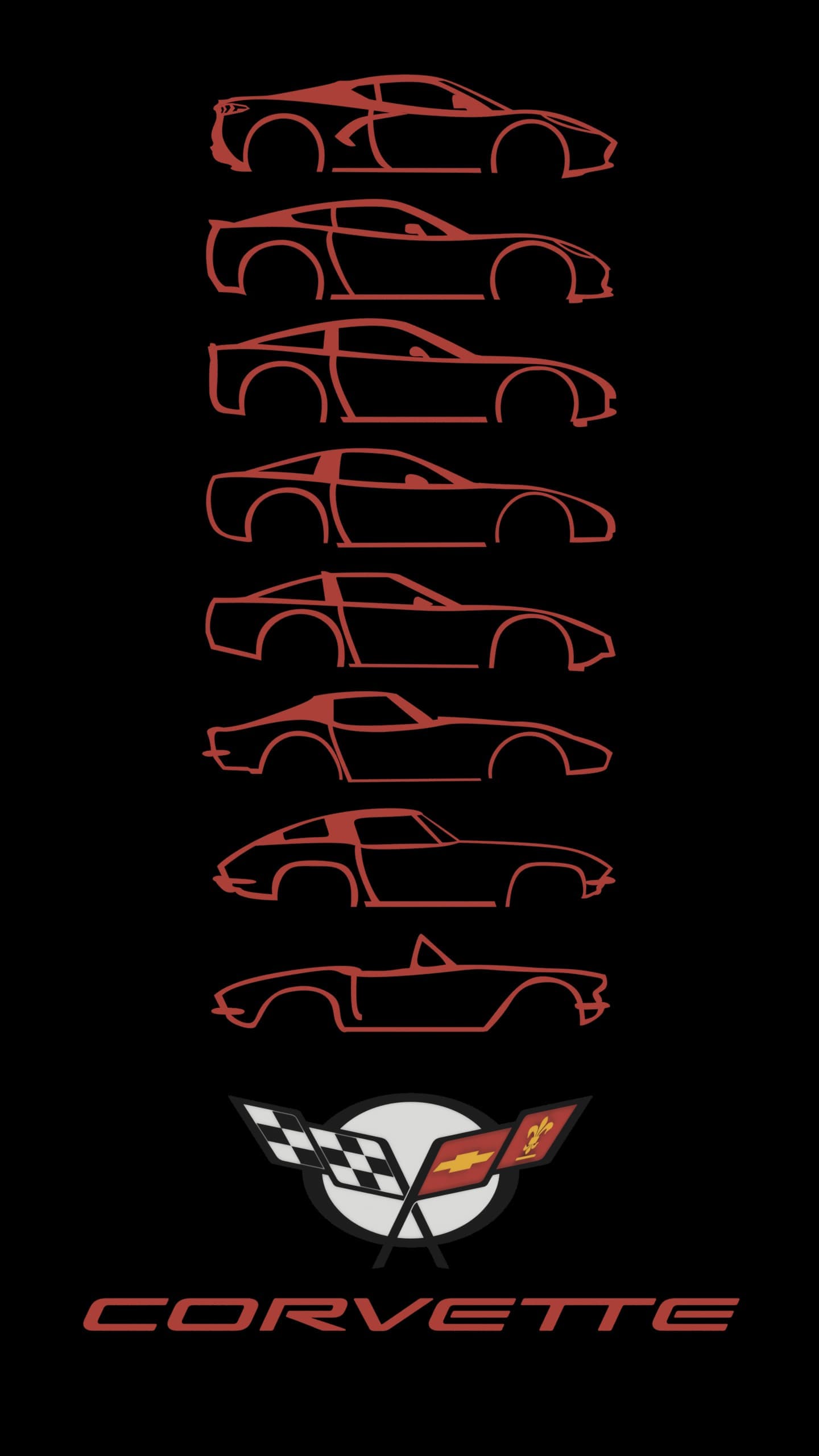 Corvette Silhouettes - image 2 of 3