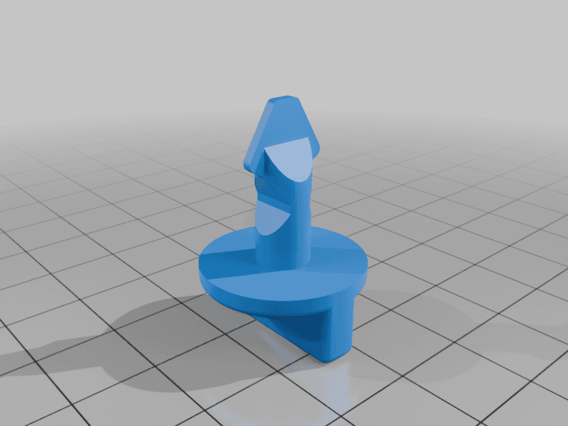 Photo of screw for the trunk cover (A5)
