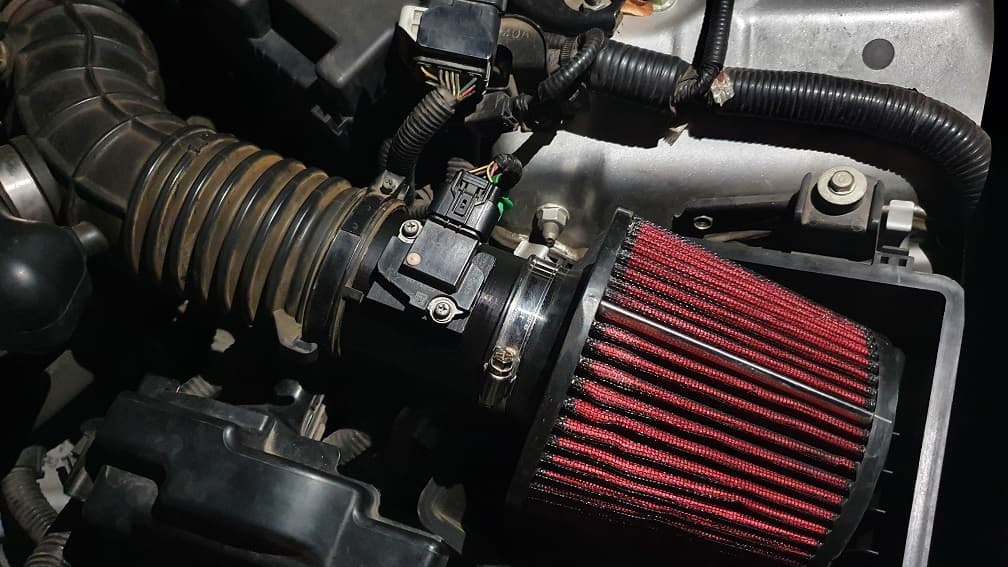 Photo of Honda Accord VIII Podfilter and MAF mount