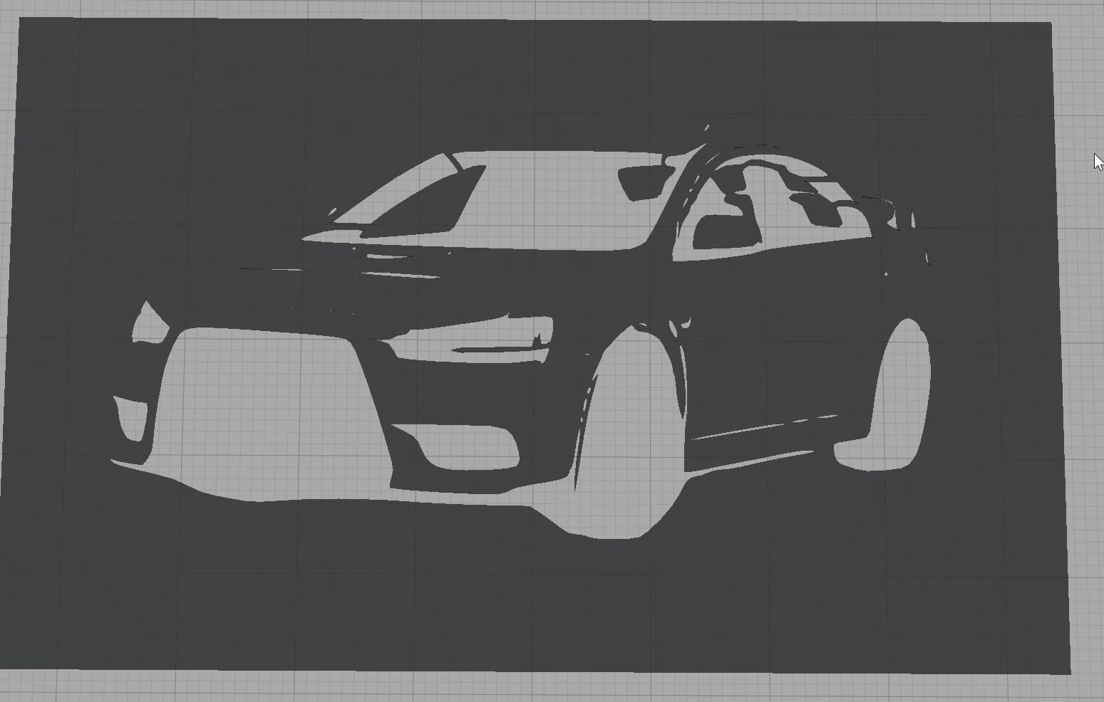 Mitsubishi EVO Stencil - image 3 of 3