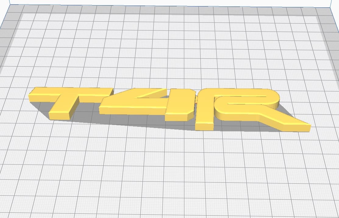 Toyota 4Runner T4R badge - image 3 of 3
