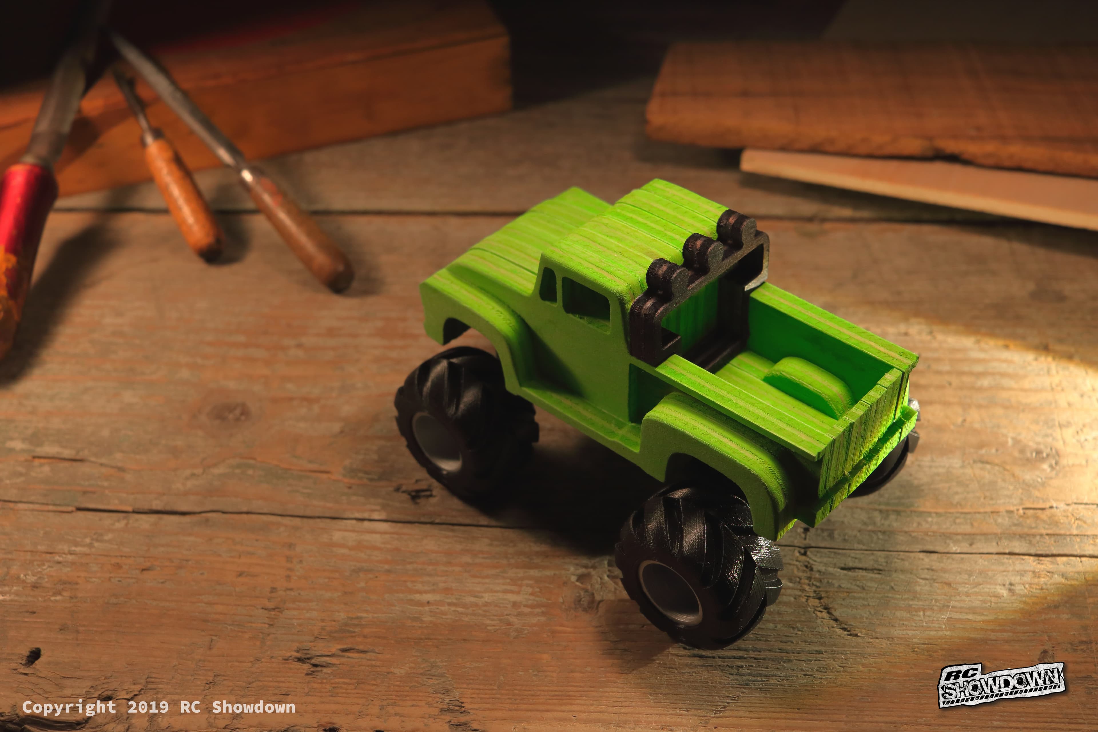 Ford F100 Monstertruck simplified CNC Model "Tamiya Midnight Pumpkin" - image 3 of 3
