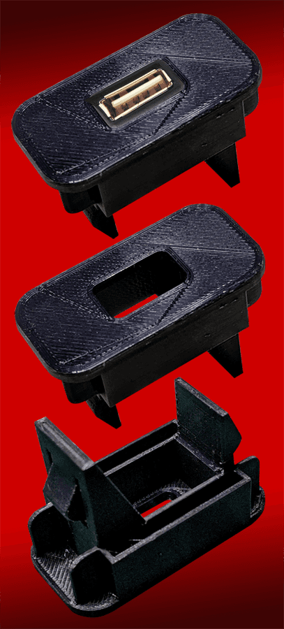 Honda Civic switch panel for USB Connecter - image 2 of 3