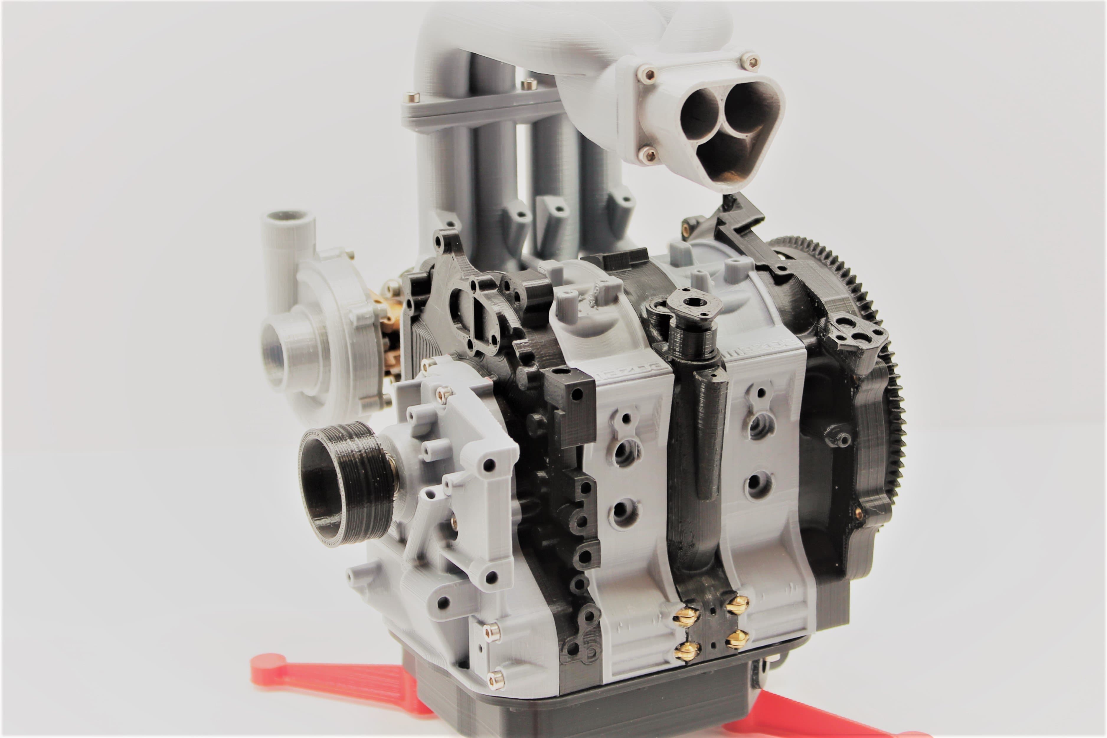Mazda RX7 Wankel Rotary Engine 13B-REW - Working Model - image 2 of 3