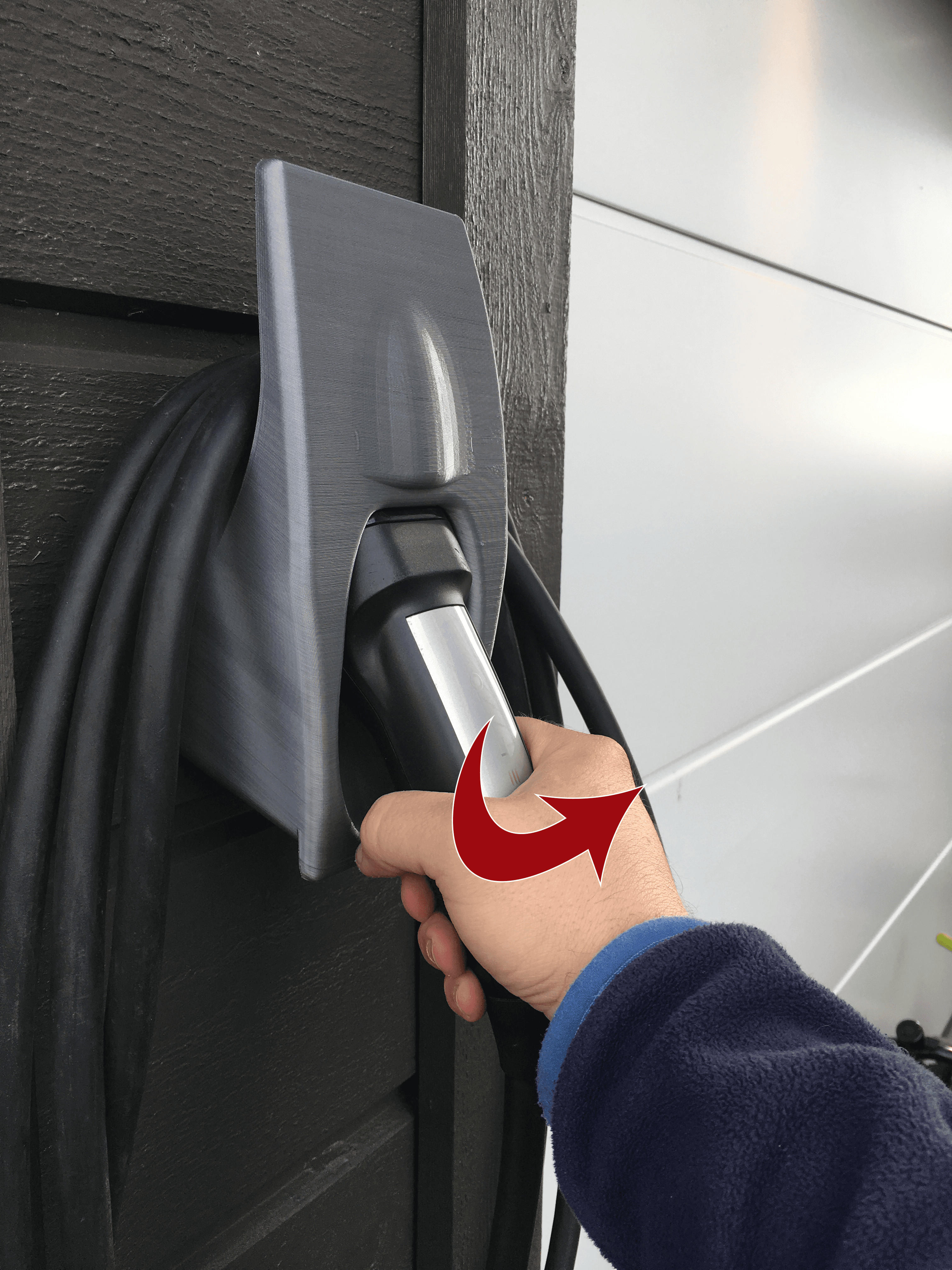 Tesla charge plug docking Type 2 - image 2 of 3