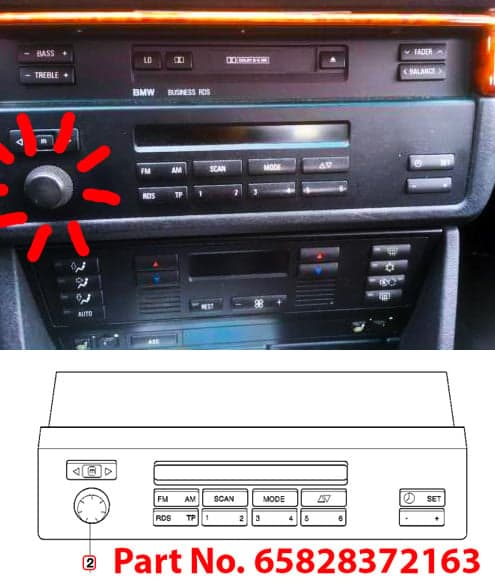 Photo of Volume Button for BMW E39