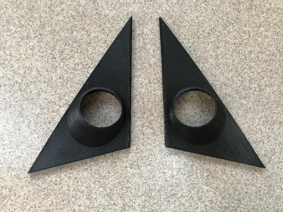 Photo of BMW E30 tweeter pods speaker mounts