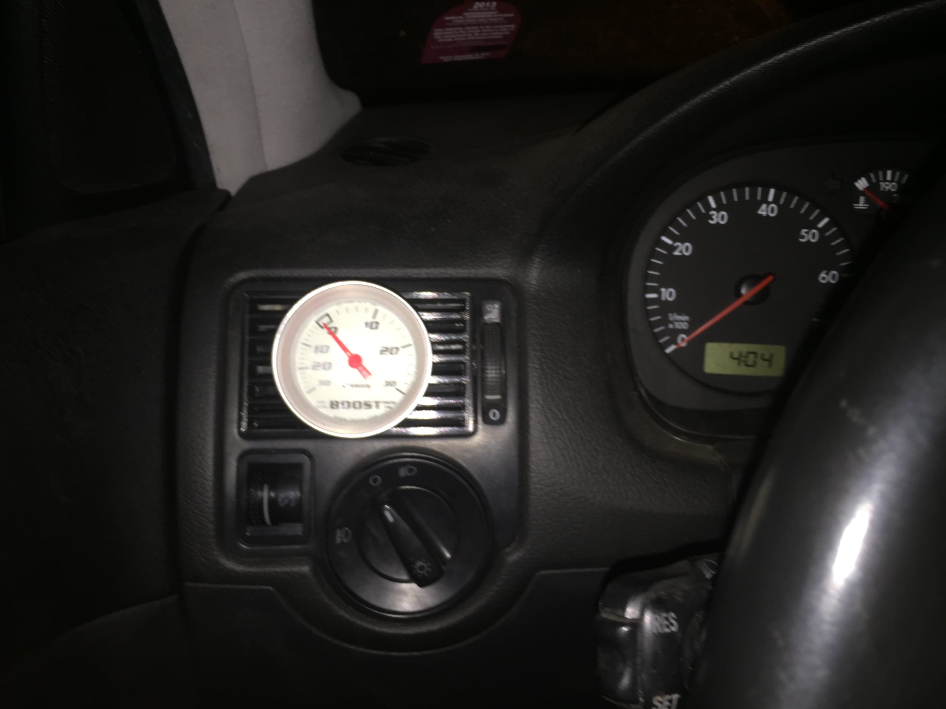 Photo of VW MKIV Vent gauge pod
