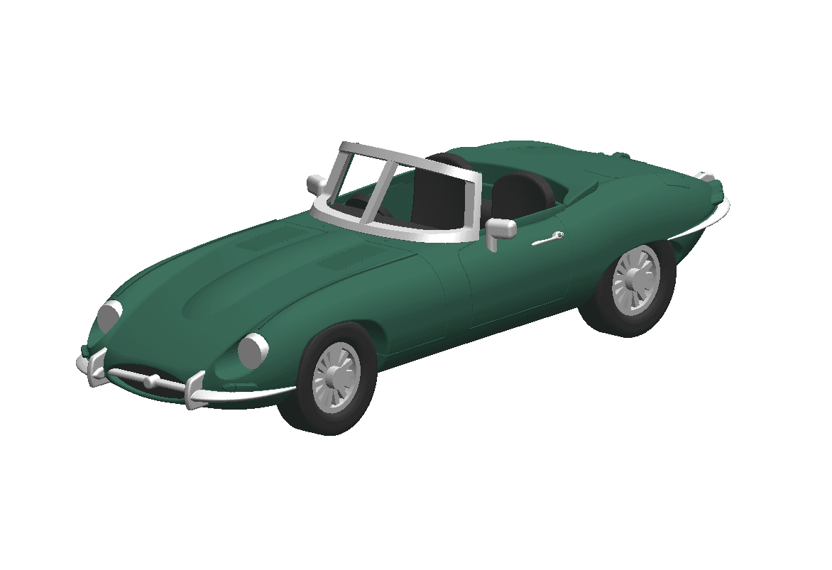 Photo of 1974 Jaguar E-Type Roadster - N Scale