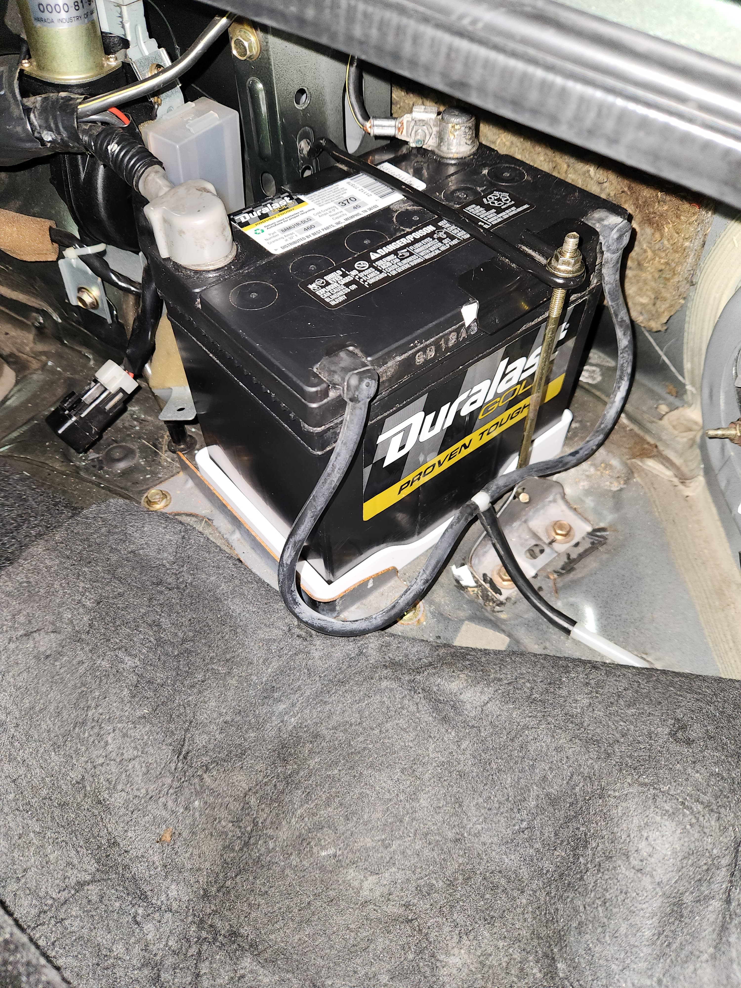 Photo of NA Miata Battery Tray