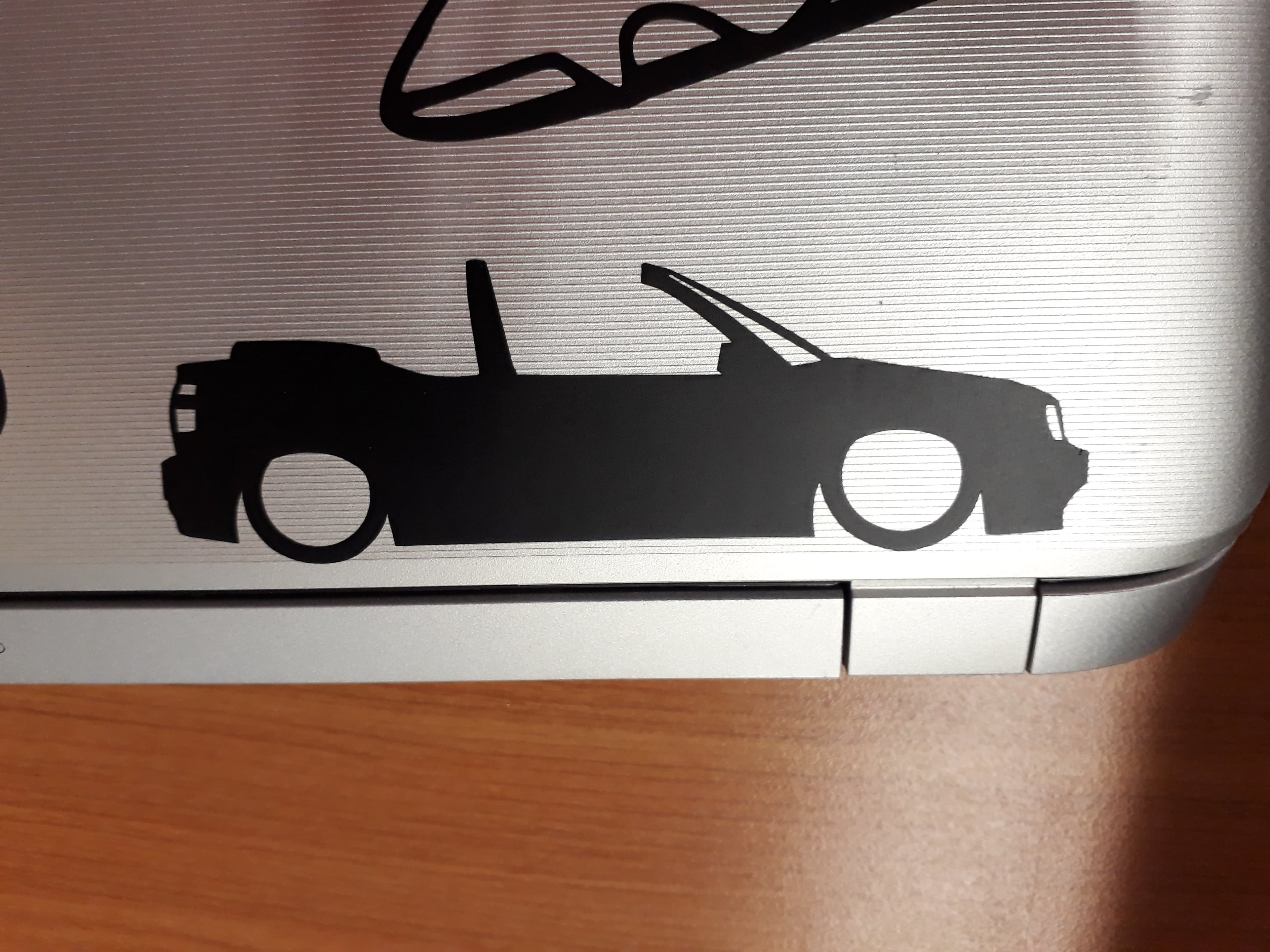 Photo of VW Golf mk3 convertible sideview