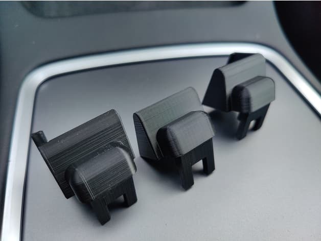 Simple smartphone holder modules for Tesla Model 3 - image 6 of 6