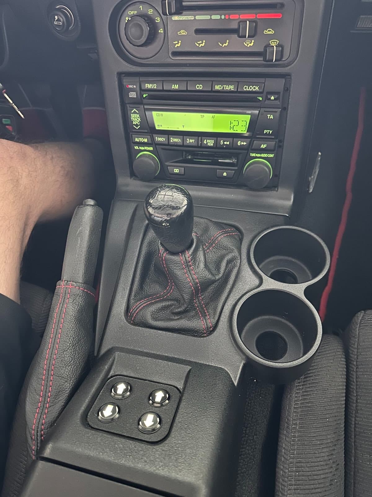 Mazda MX-5 NA window switch panel (4 switches) - image