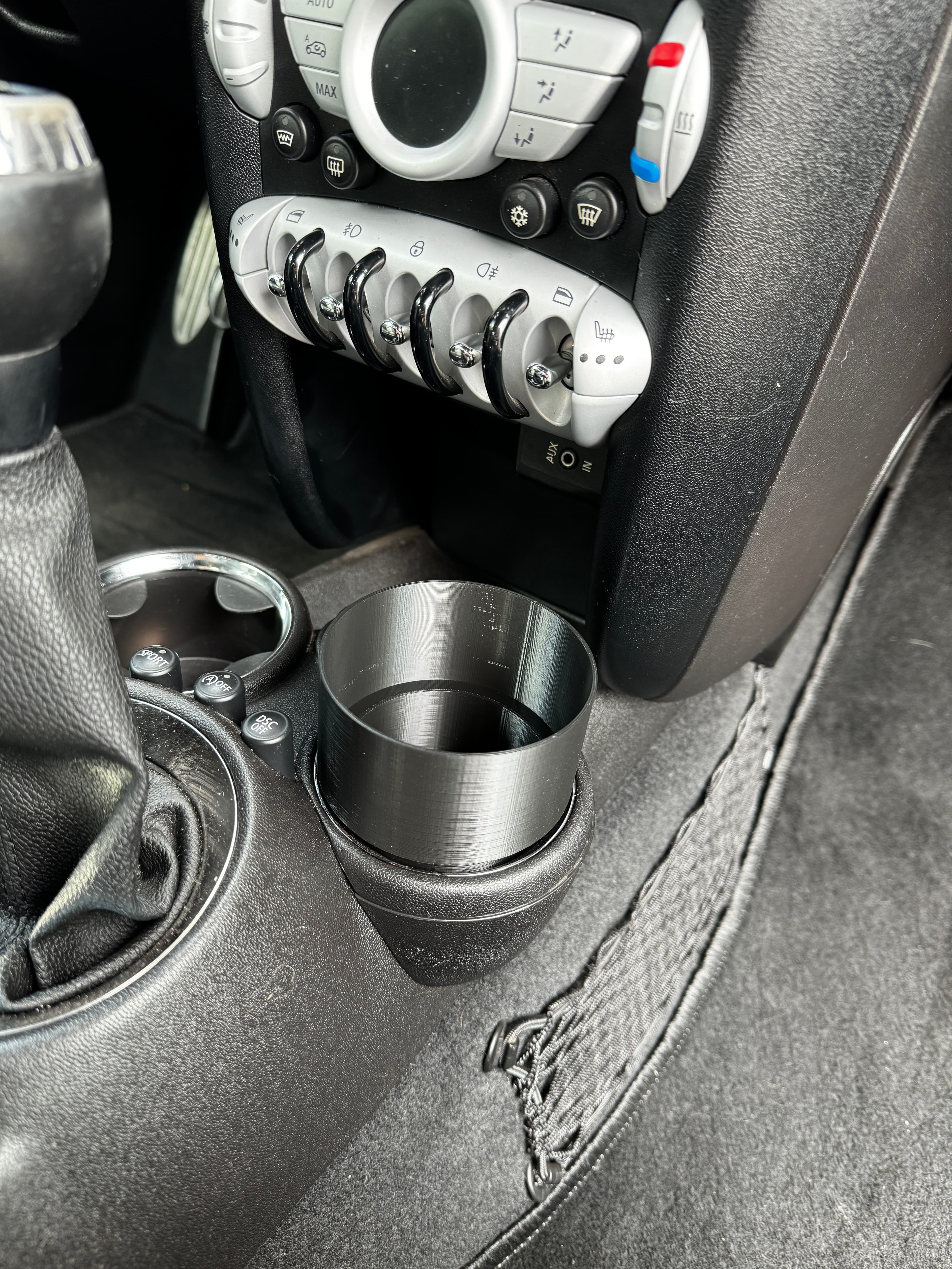 Mini Cooper /S Cup Holder Adapter Große Flaschen - image