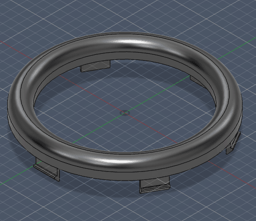 Photo of R50 R53 Mini Cooper Rear cup holder ring