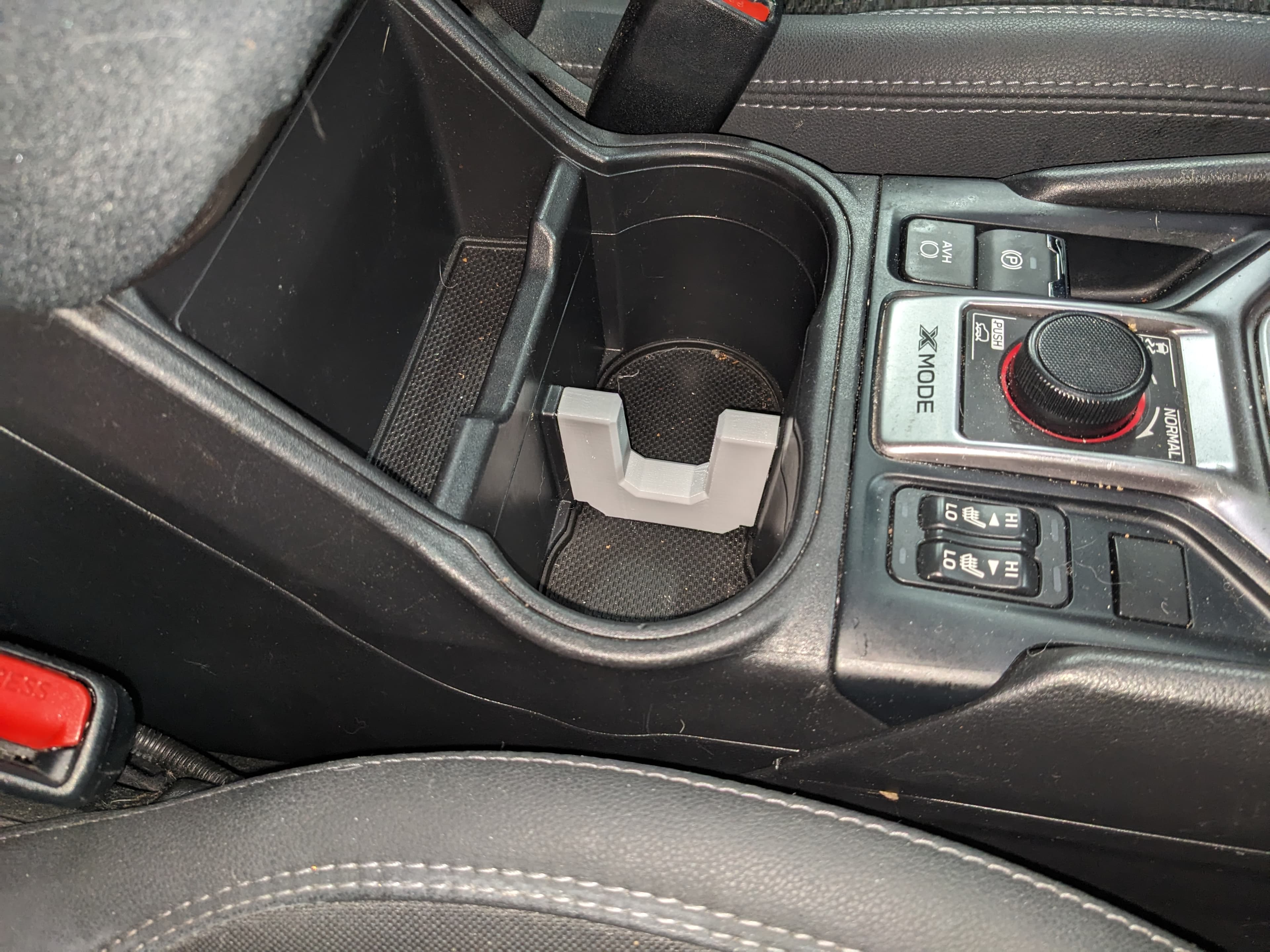 Center Console Cup Holder Insert Divider for SUBARU FORESTER - Multiple Versions - image