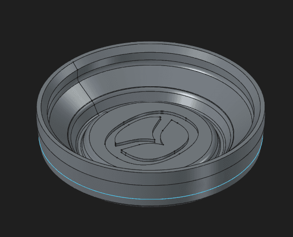 Mazda Cup Holder Insert / Coaster with Logo - image 3 of 6