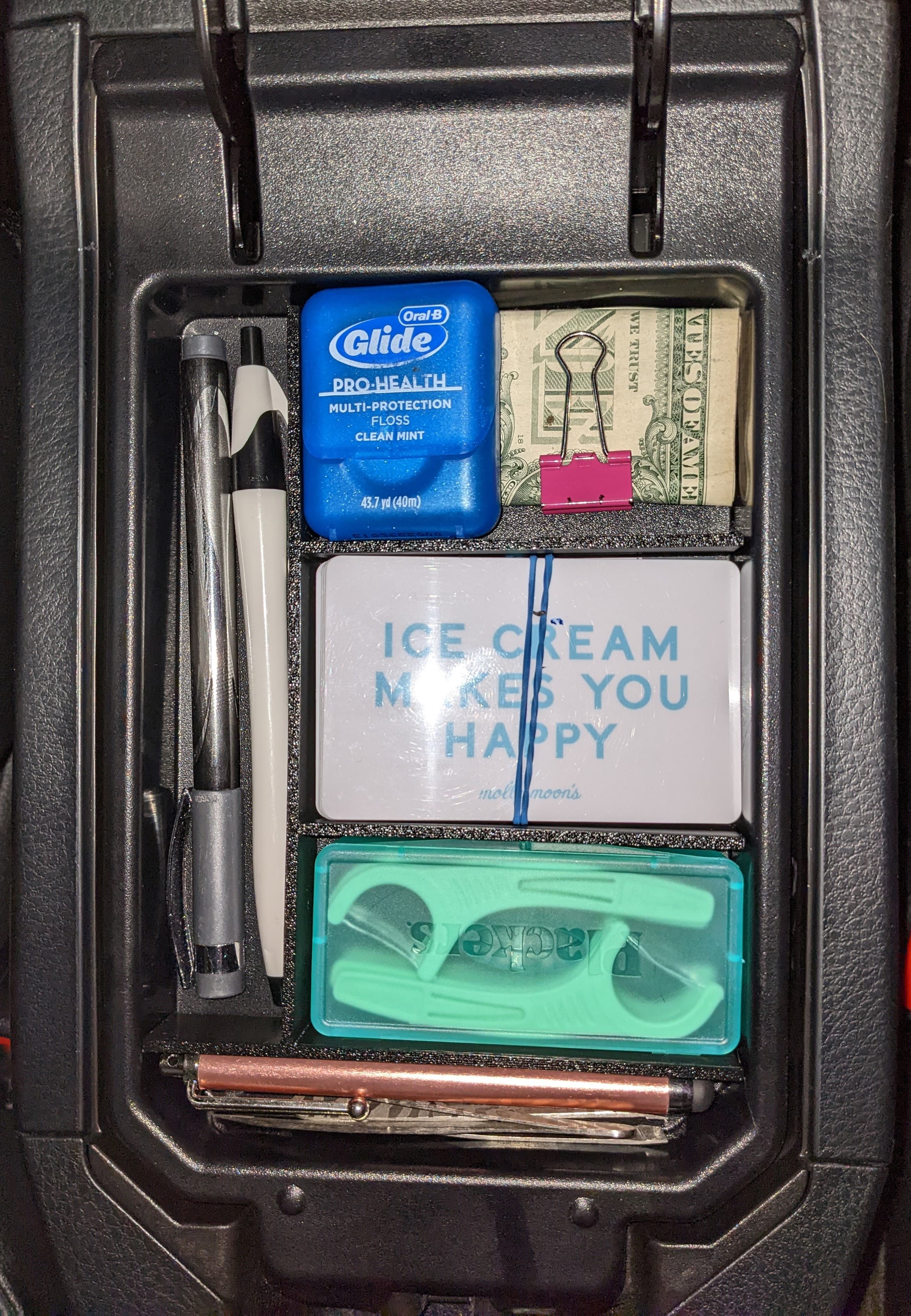2017 Toyota Rav4 Hybrid Top Center Console Organizer - image