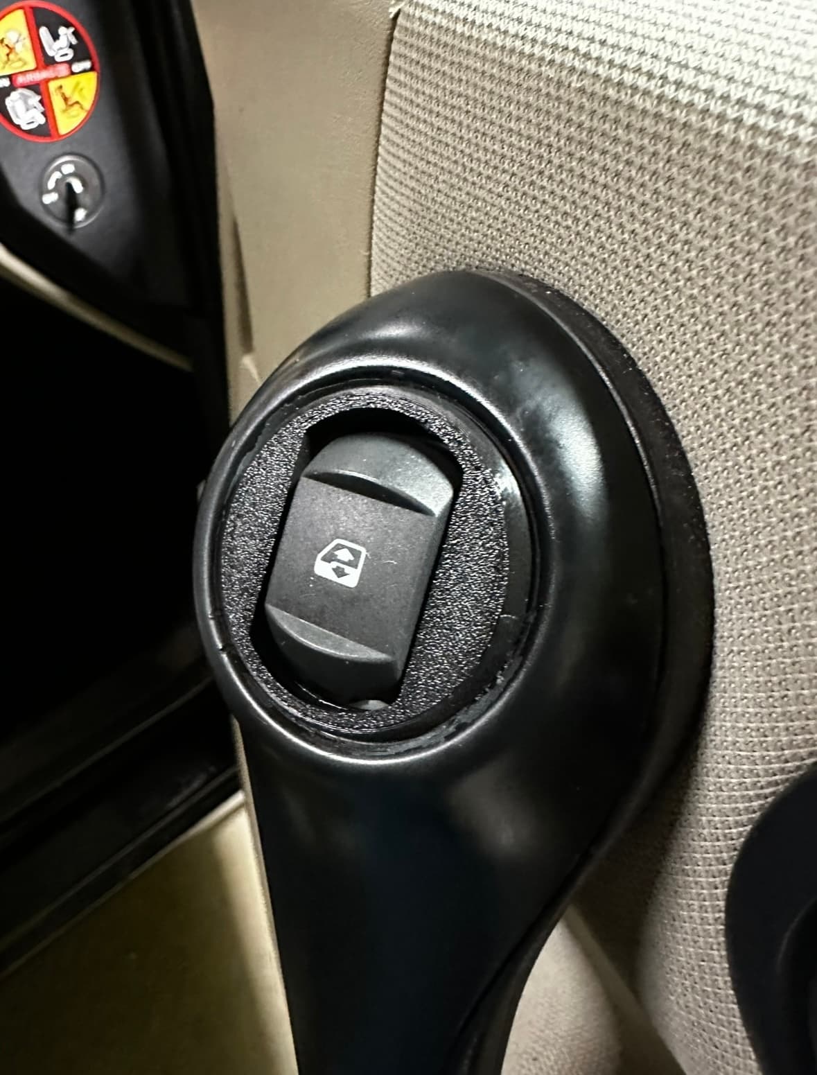 Renault Megane frame / holder for window control switch, right side - image