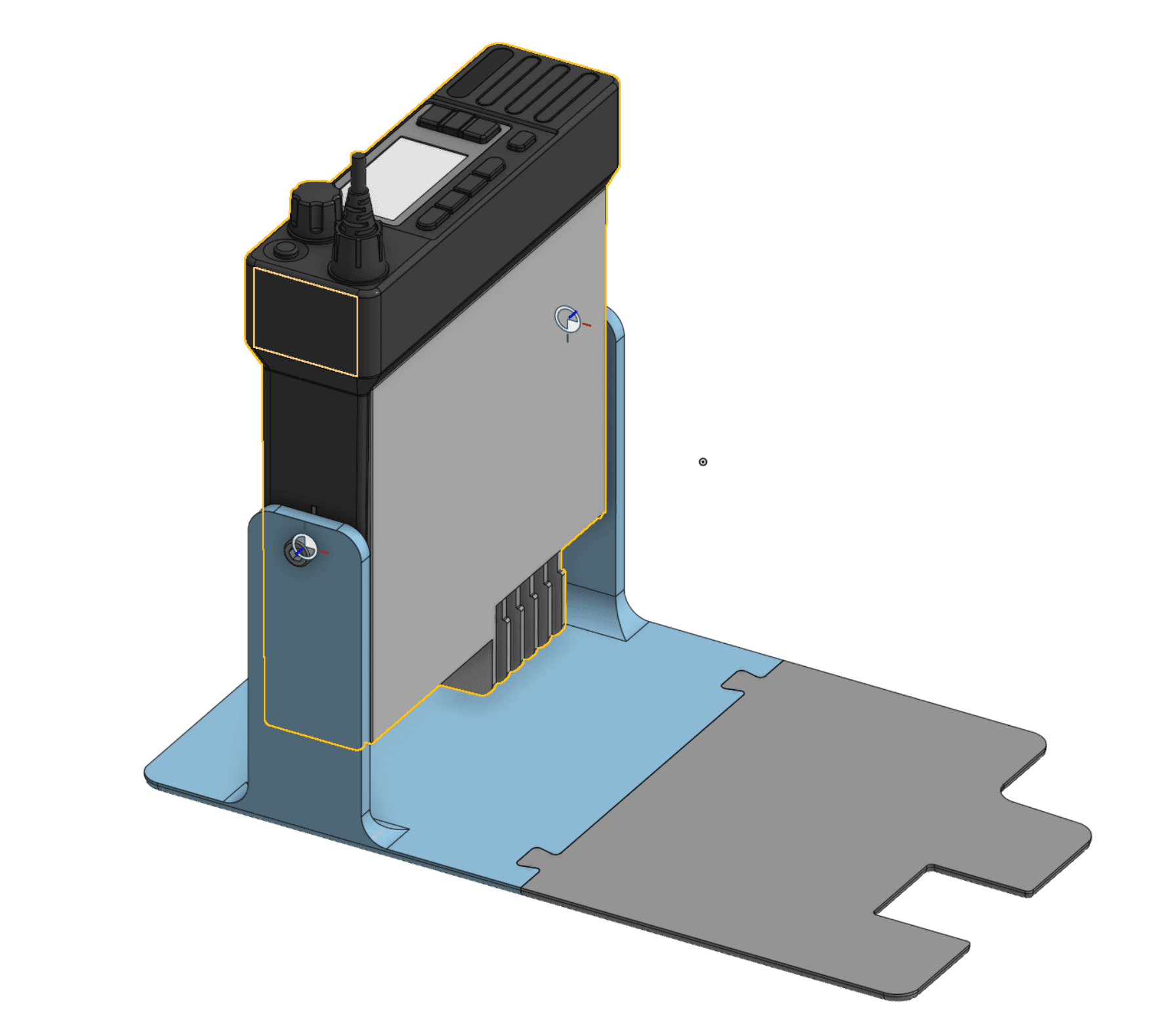 GMC Sierra / Chevy 1500 center console base mounting plate - image