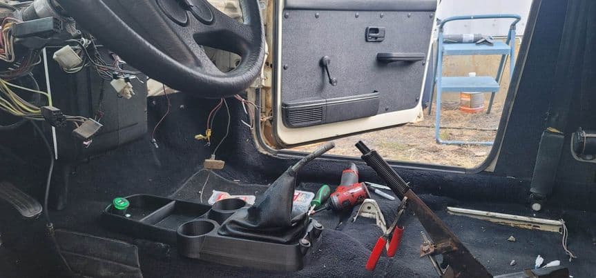 Volkswagen MK1 Rabbit/Jetta Center Console with Can Holders - image 2 of 3