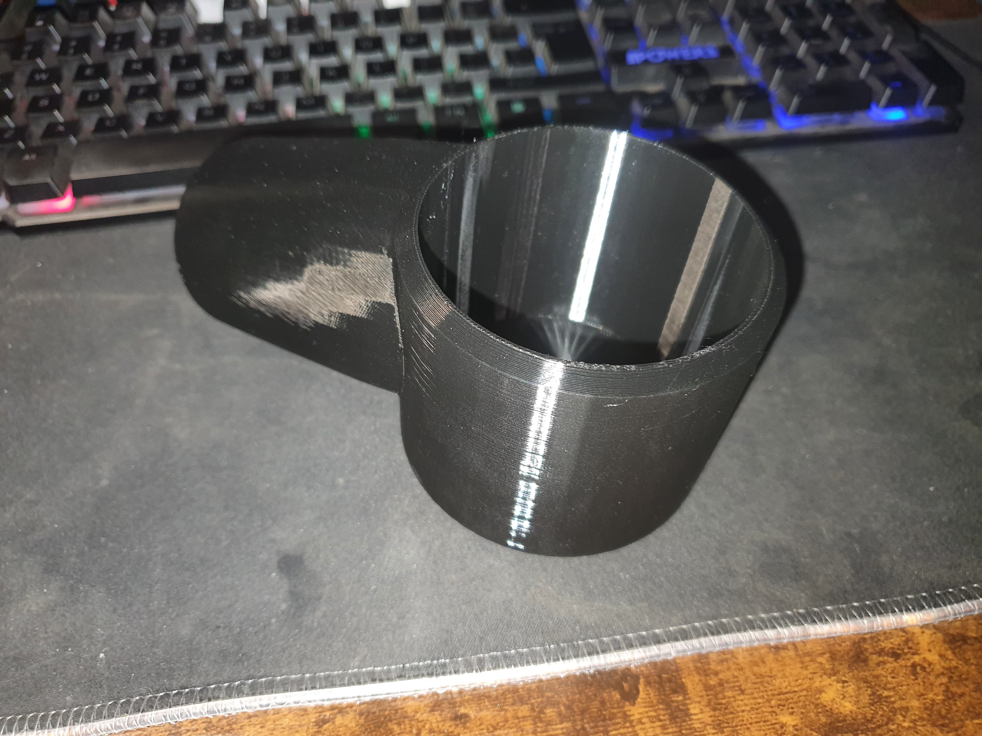 Citroen Berlingo push in cup holder to suit 300ml and 500ml cans etc, also fits partner van - image