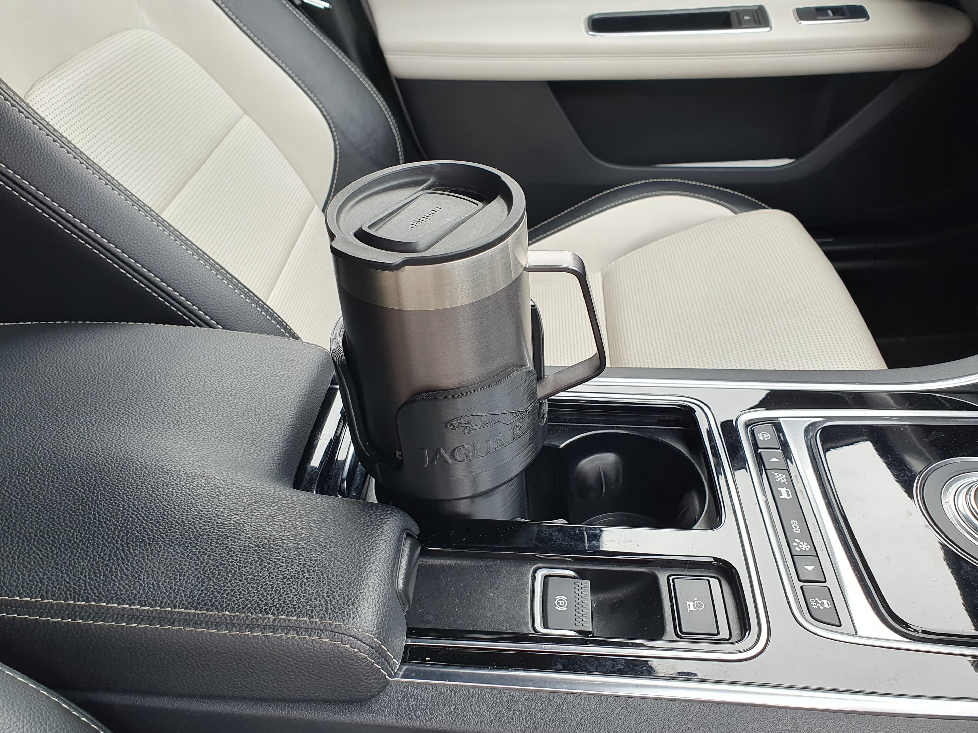Car Cup Holder Bottle Adapter fits Jaguar XF (X260) Contigo coffee mug. preview